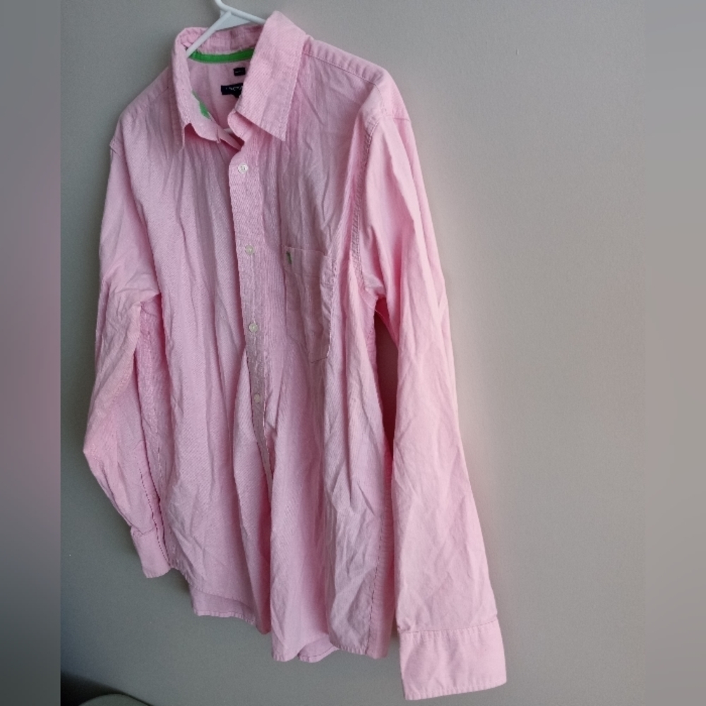 Aeropostale pink button down size medium - Picture 5 of 6
